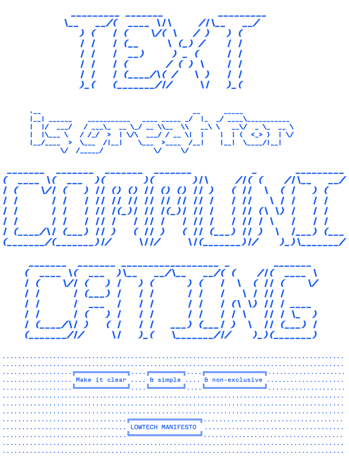 ASCII-Art poster 3/4